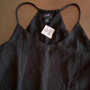 Daytrip Black Beaded Top